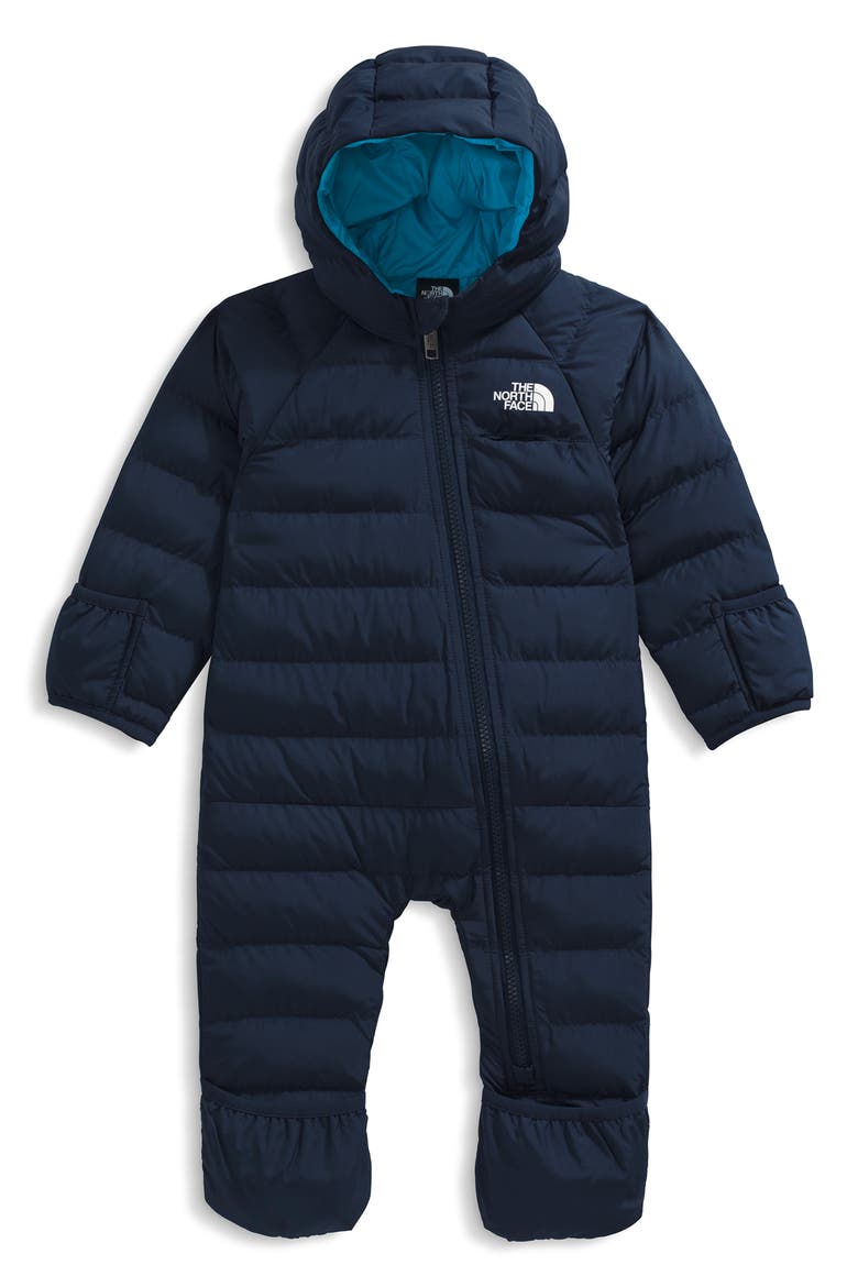 Perrito Water Repellent Hooded Snowsuit, Main, color, SUMMIT NAVY