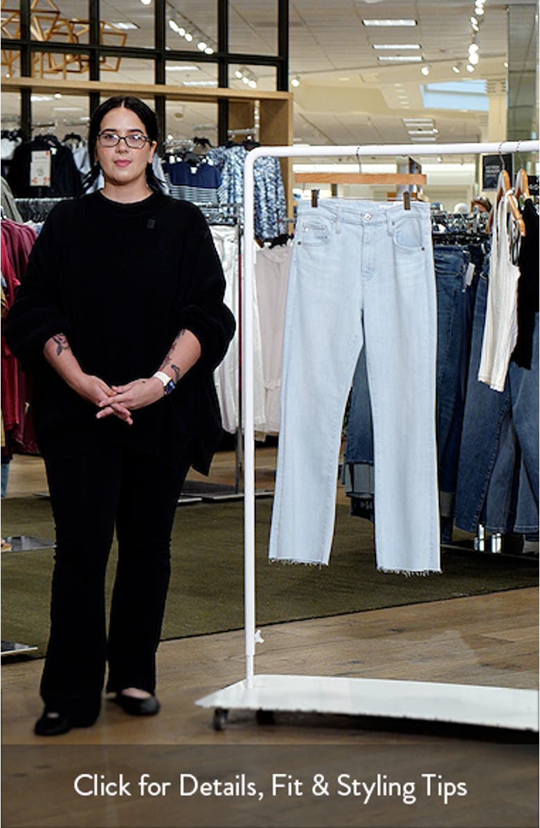 Farrah Raw Hem Crop Bootcut Jeans, sales video thumbnail