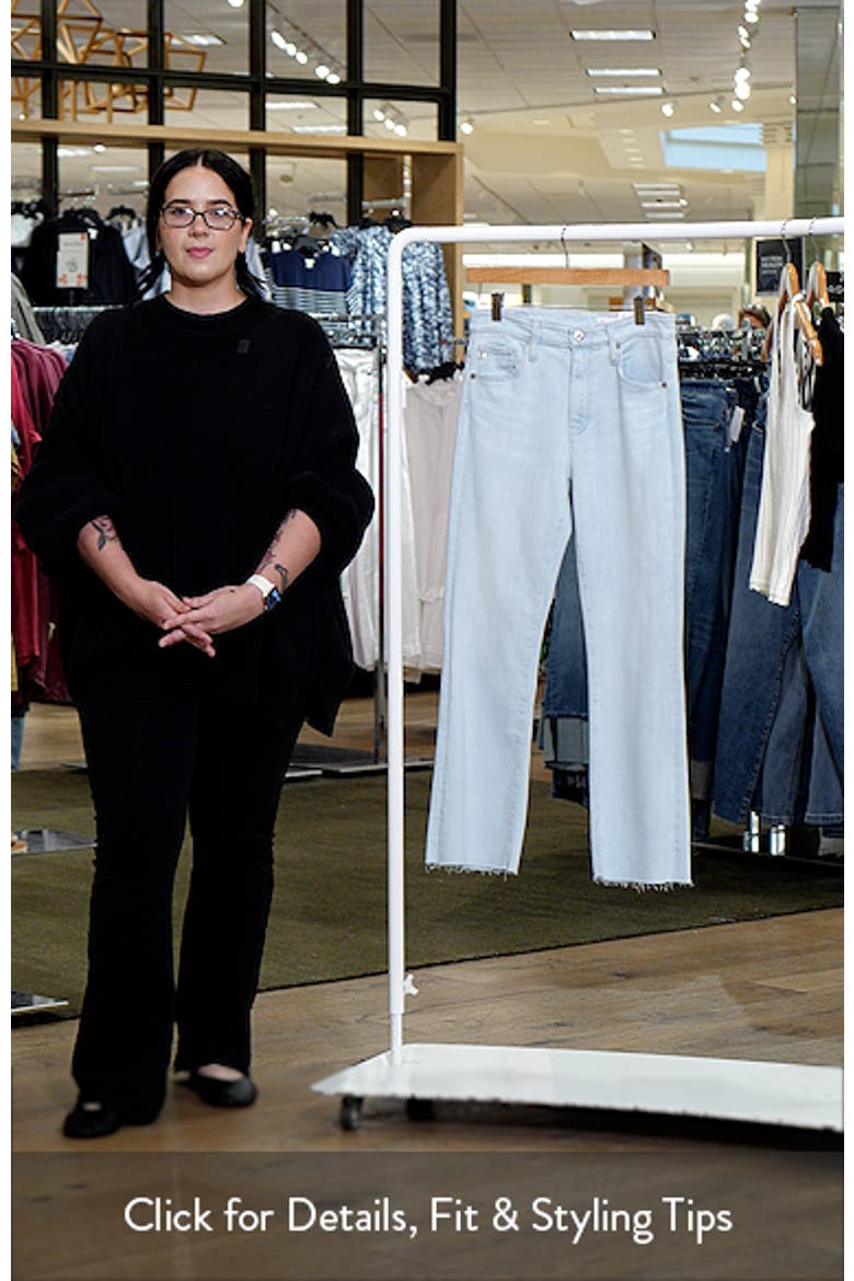Farrah Raw Hem Crop Bootcut Jeans video