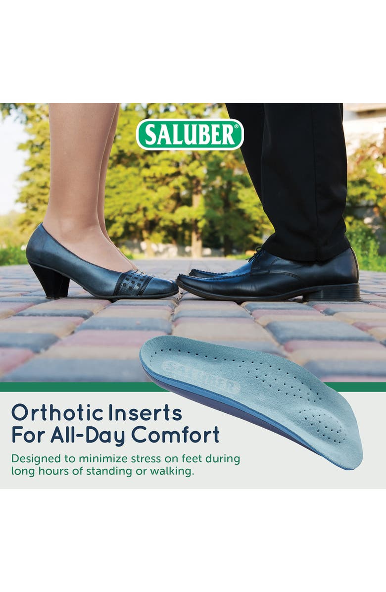 Saluber Premium Three Quarter Length Orthotic Insole, Alternate, color, Blue