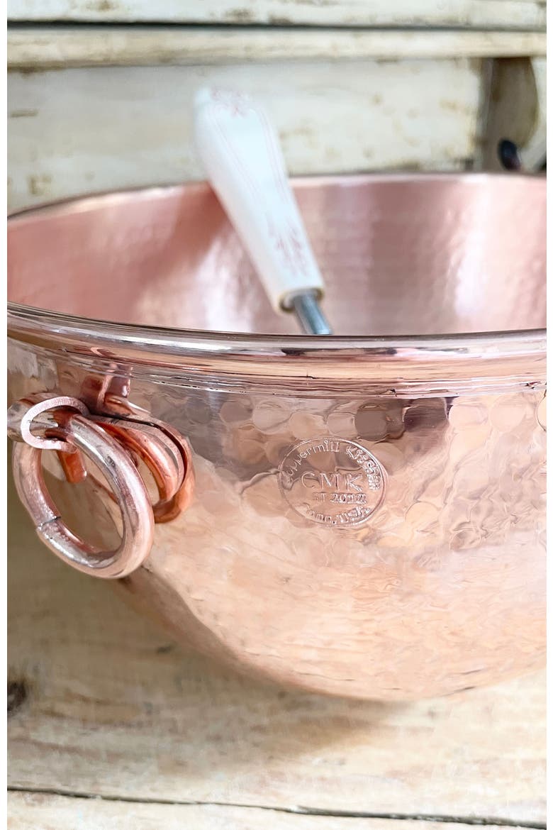 Vintage Inspired Copper Mixing Bowl, Alternate, color, Copper