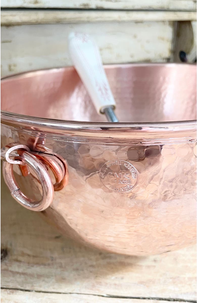 Coppermill Kitchen Vintage Inspired Copper Mixing Bowl, Alternate, color, Copper
