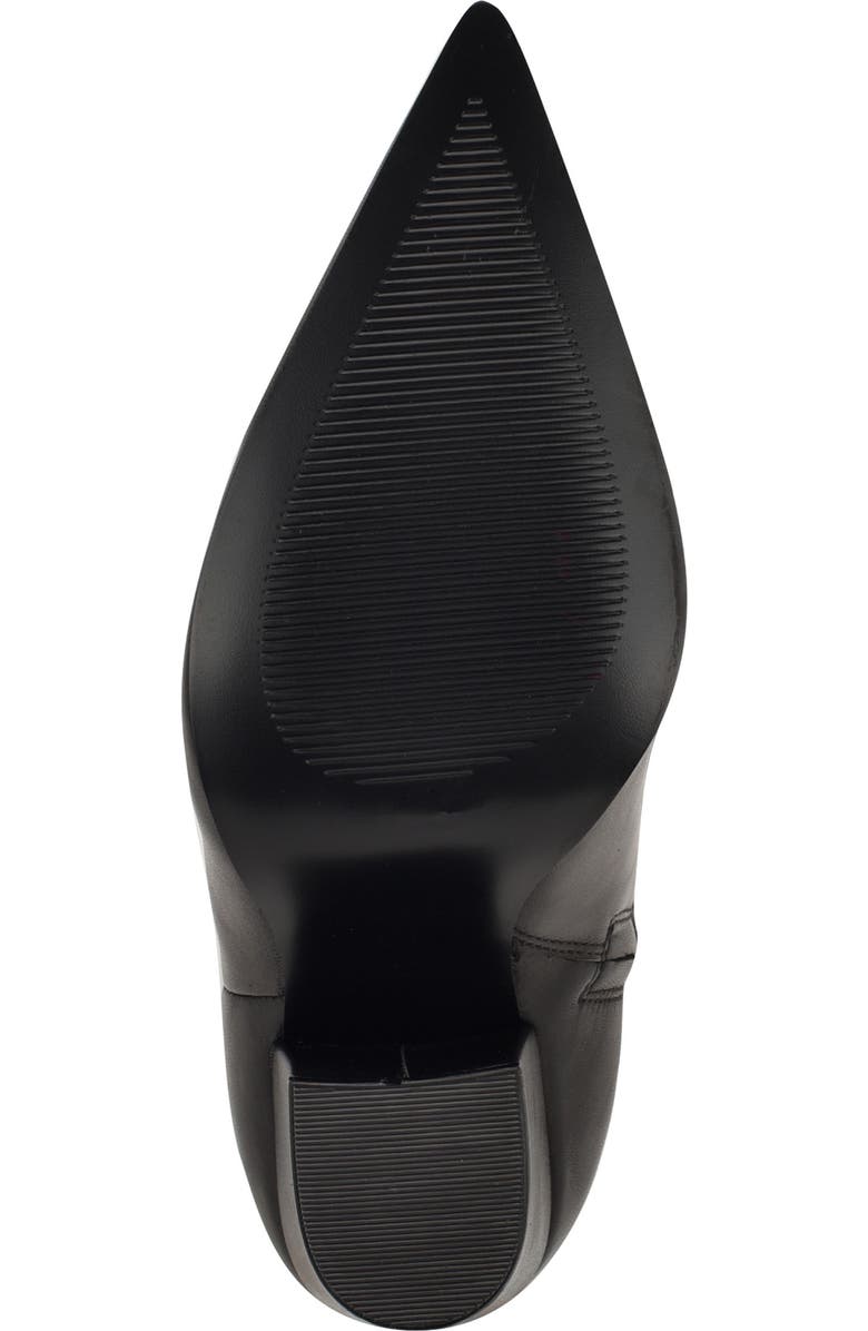 Nine West Adera Pointed Toe Knee High Boot, Alternate, color, Black Leather