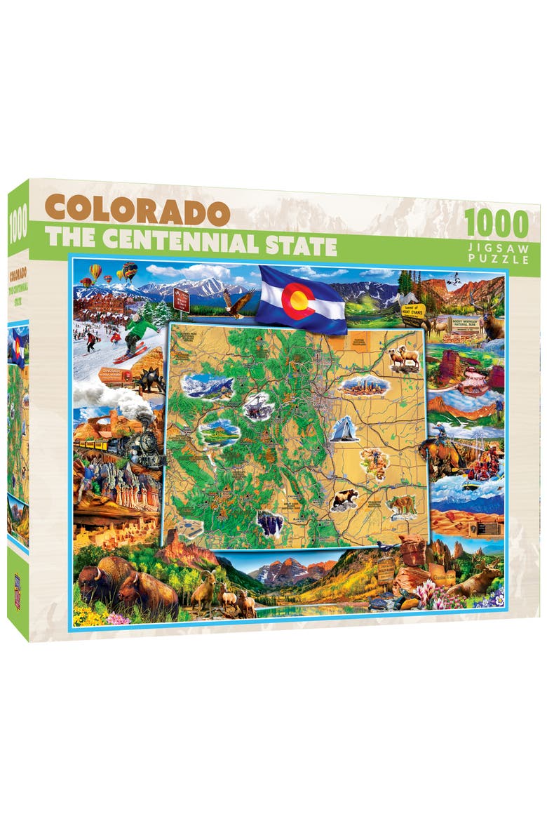 Colorado Centennial State 1000pc Puzzle, Main, color, Multicolor