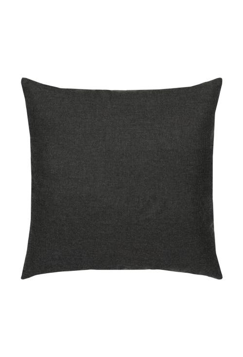 Elaine Smith Micro Fringe Carbon Indoor & Outdoor Woven Accent Pillow