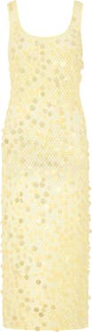 Milly Paillette Sheer Cover-Up Midi Dress