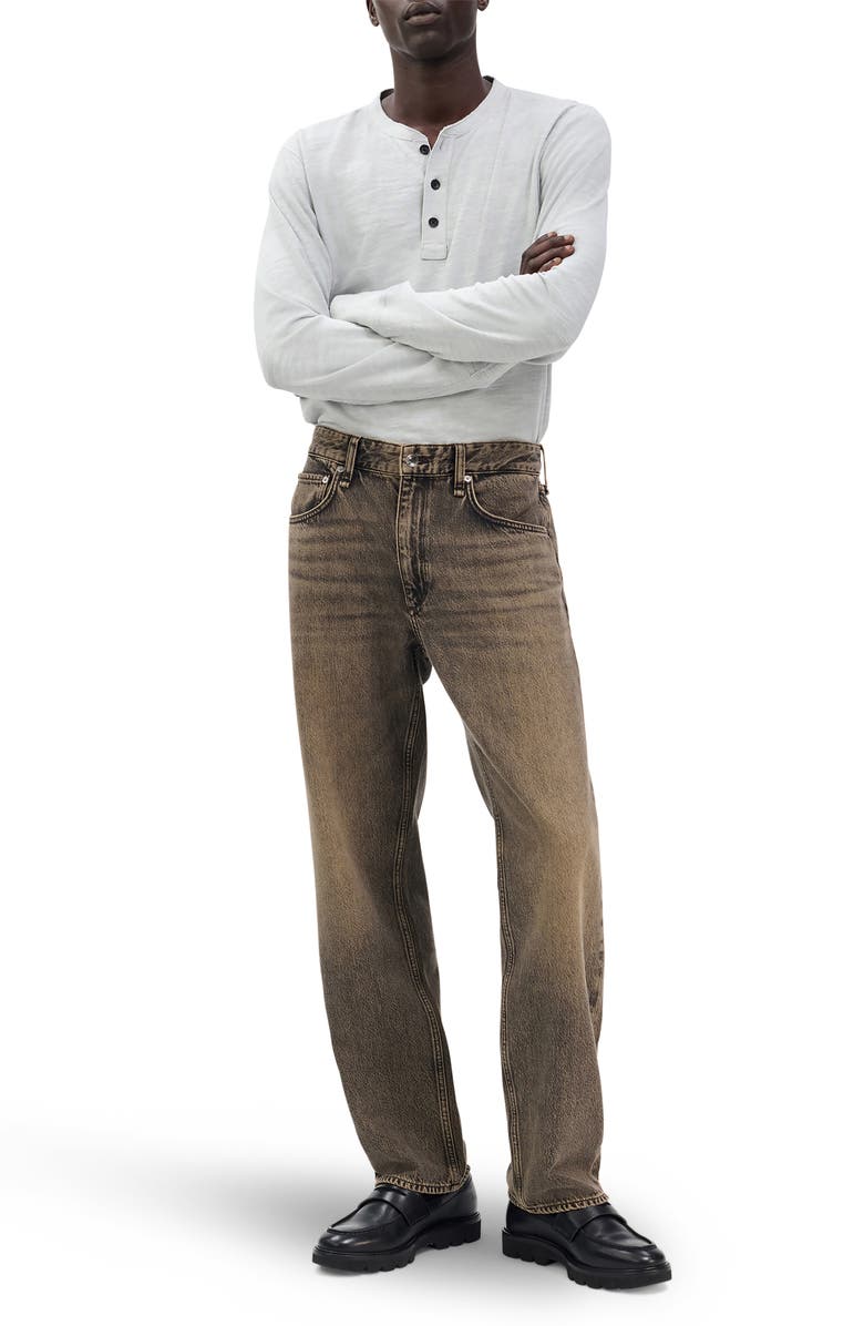 rag & bone Fit 4 Authentic Rigid Infuse Straight Leg Jeans, Alternate, color, Jade Grey