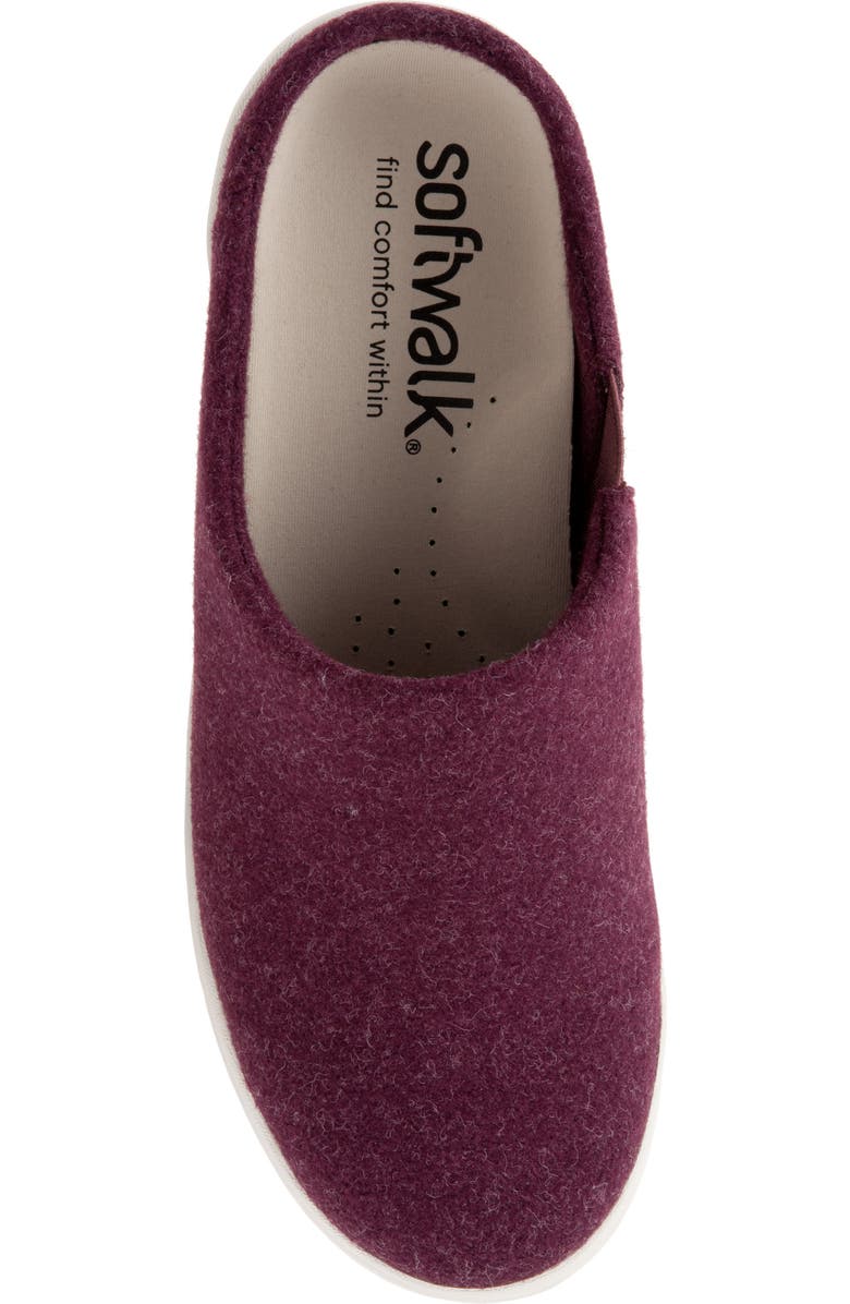SoftWalk<sup>®</sup> Auburn Mule, Alternate, color, Burg Felt