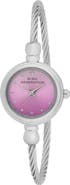 BCBG Sienna Cable Bangle Watch