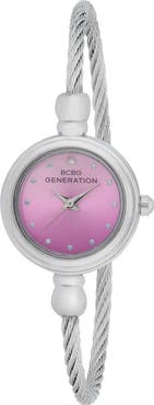 BCBG Sienna Cable Bangle Watch