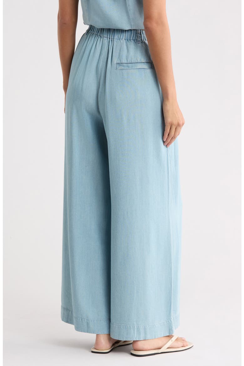 Calvin Crop Wide Leg Trousers, Alternate, color, INDIGO PALE BLUE WASH