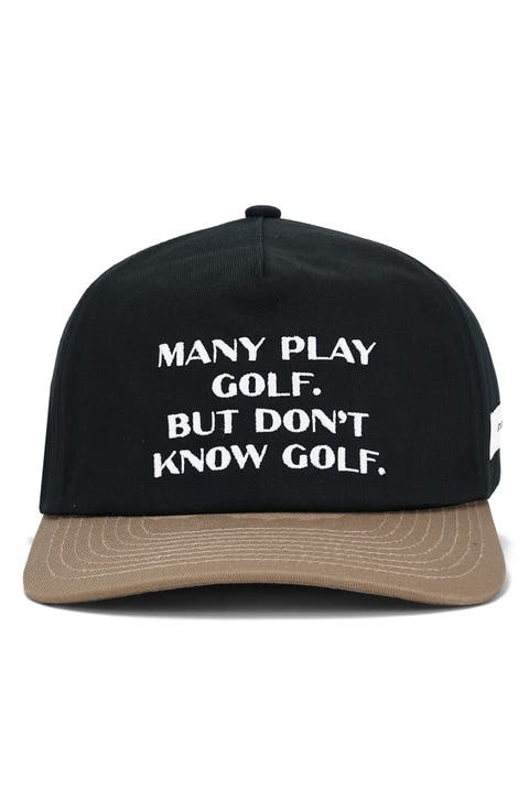 Clueless Embroidered Colorblock Cotton Baseball Cap