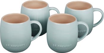Set of Four 14-Ounce Stoneware Mugs