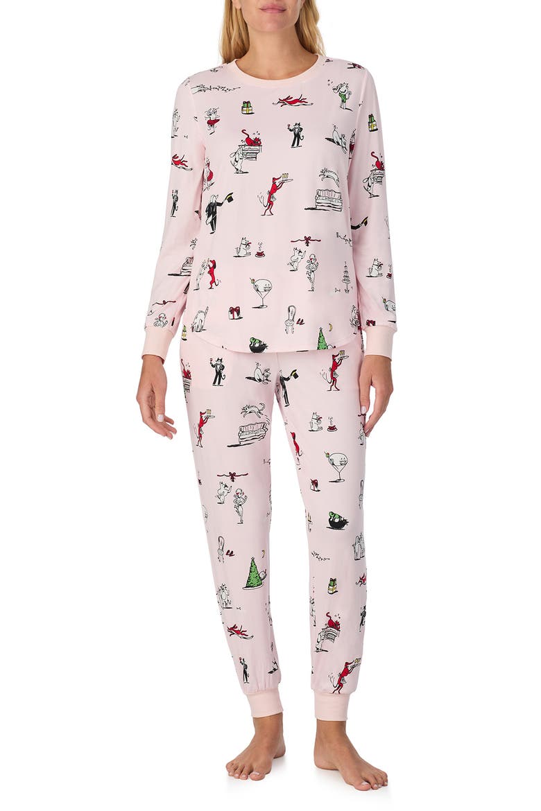 print pajamas, Main, color, PINK PRINT