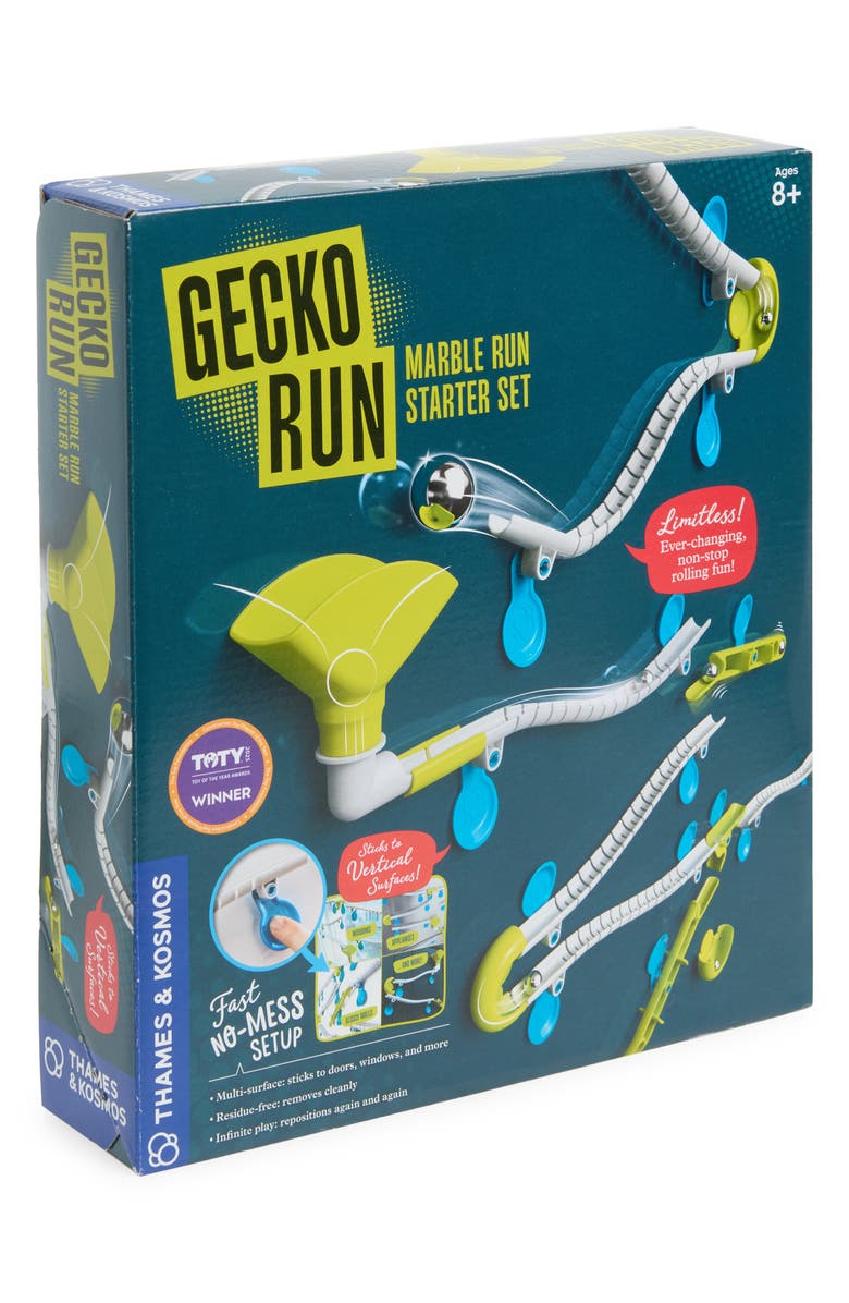 Thames & Kosmos Gecko Run Marble Run Starter Set, Main, color, Multicolored