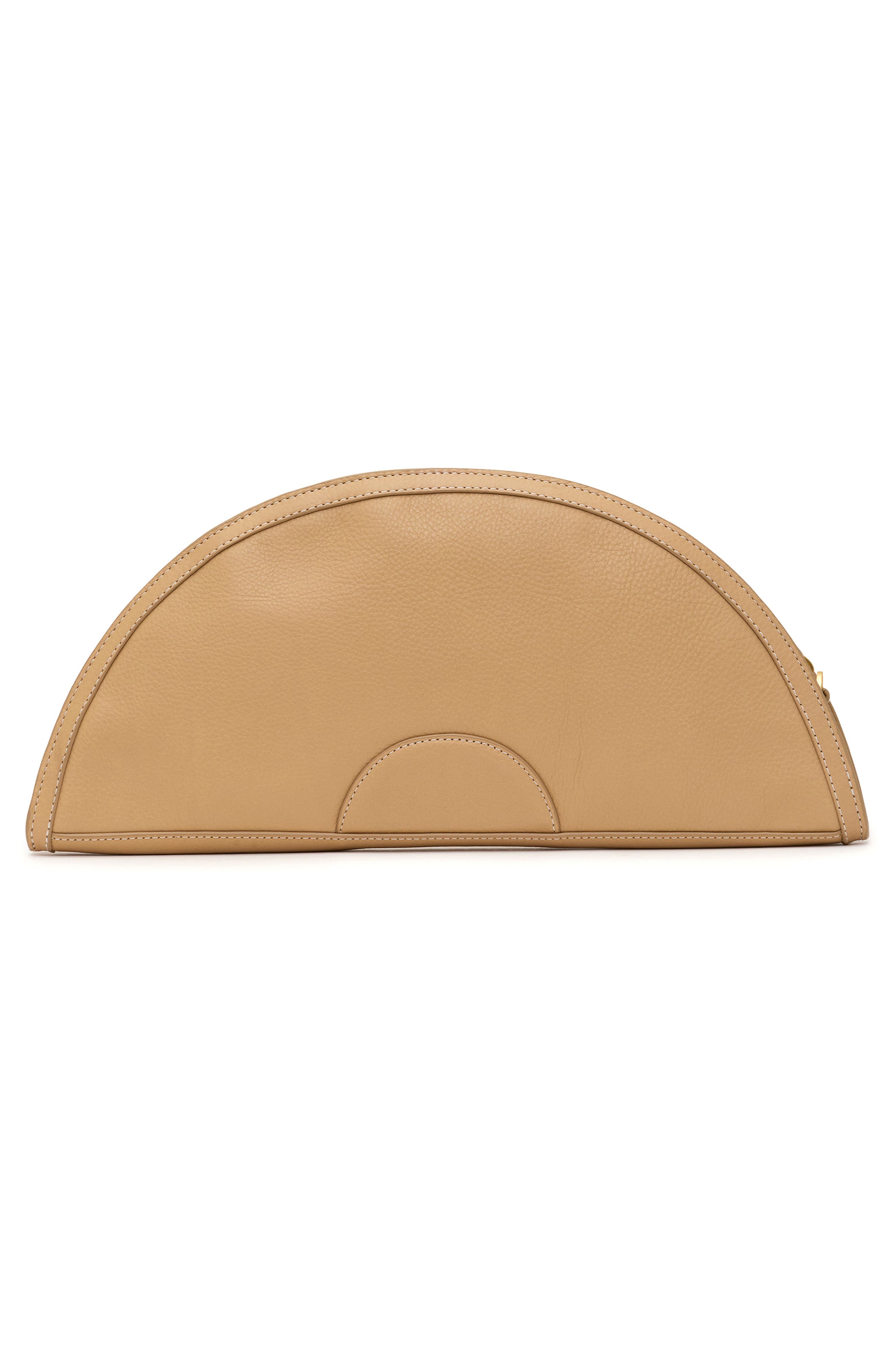 HAMMITT Shelley Clutch, Alternate, color, Toasty Sand/ Brushed Gold