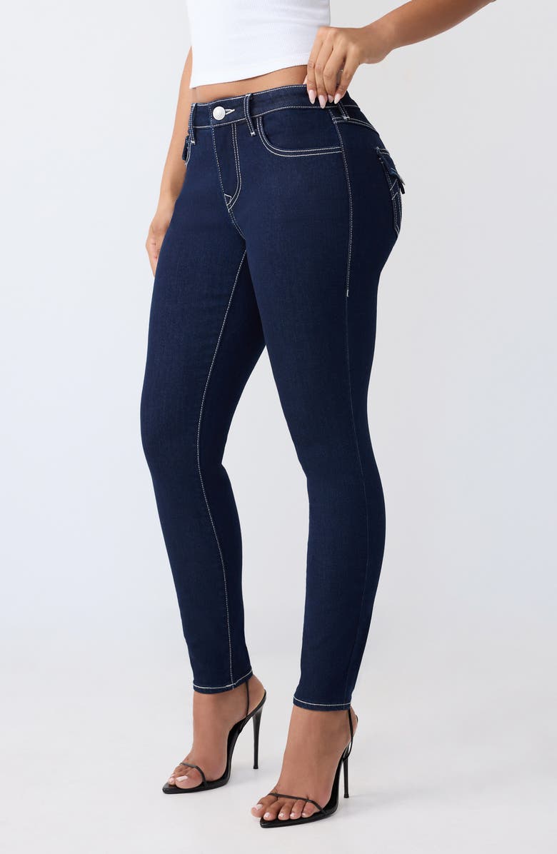 True Religion Jennie Skinny Jeans, Alternate, color, 