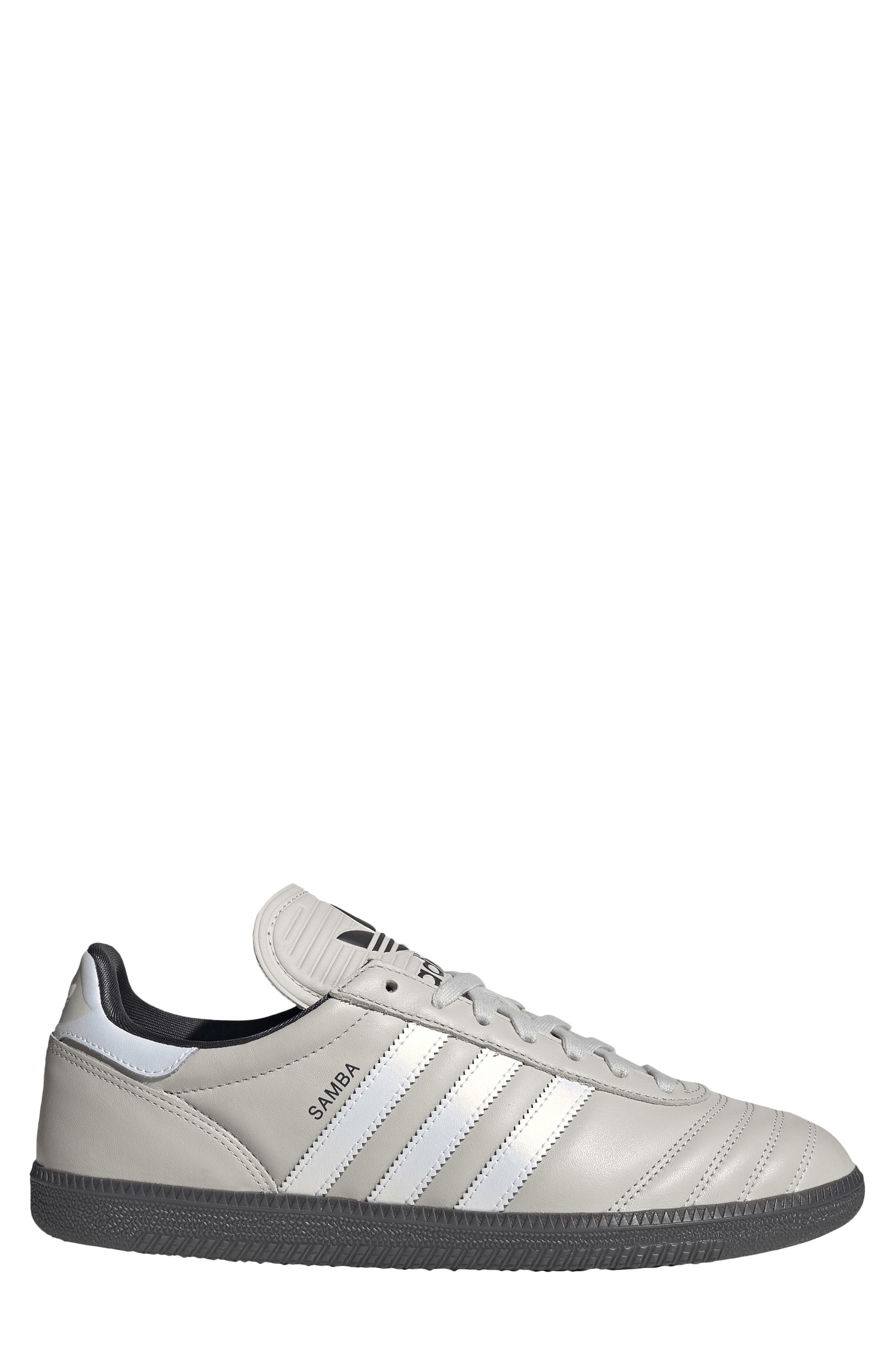 adidas Gender Inclusive Samba JP Sneaker, Alternate, color, Grey One/ Utility Black