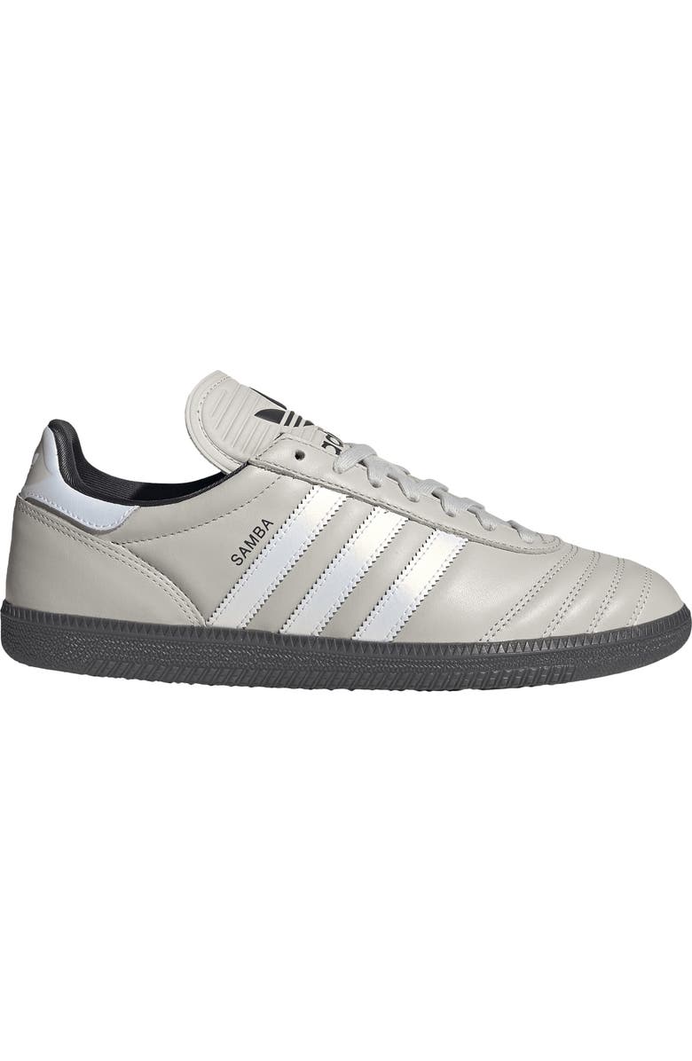 adidas Gender Inclusive Samba JP Sneaker, Alternate, color, Grey One/ Utility Black