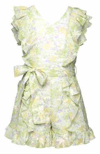 Kids' Floral Ruffle Romper