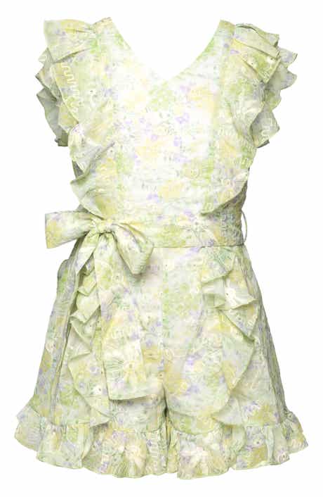 Kids' Floral Ruffle Romper
