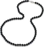 The Pearl Source Japanese Akoya Pearl Necklace 5-5.5mm AAA