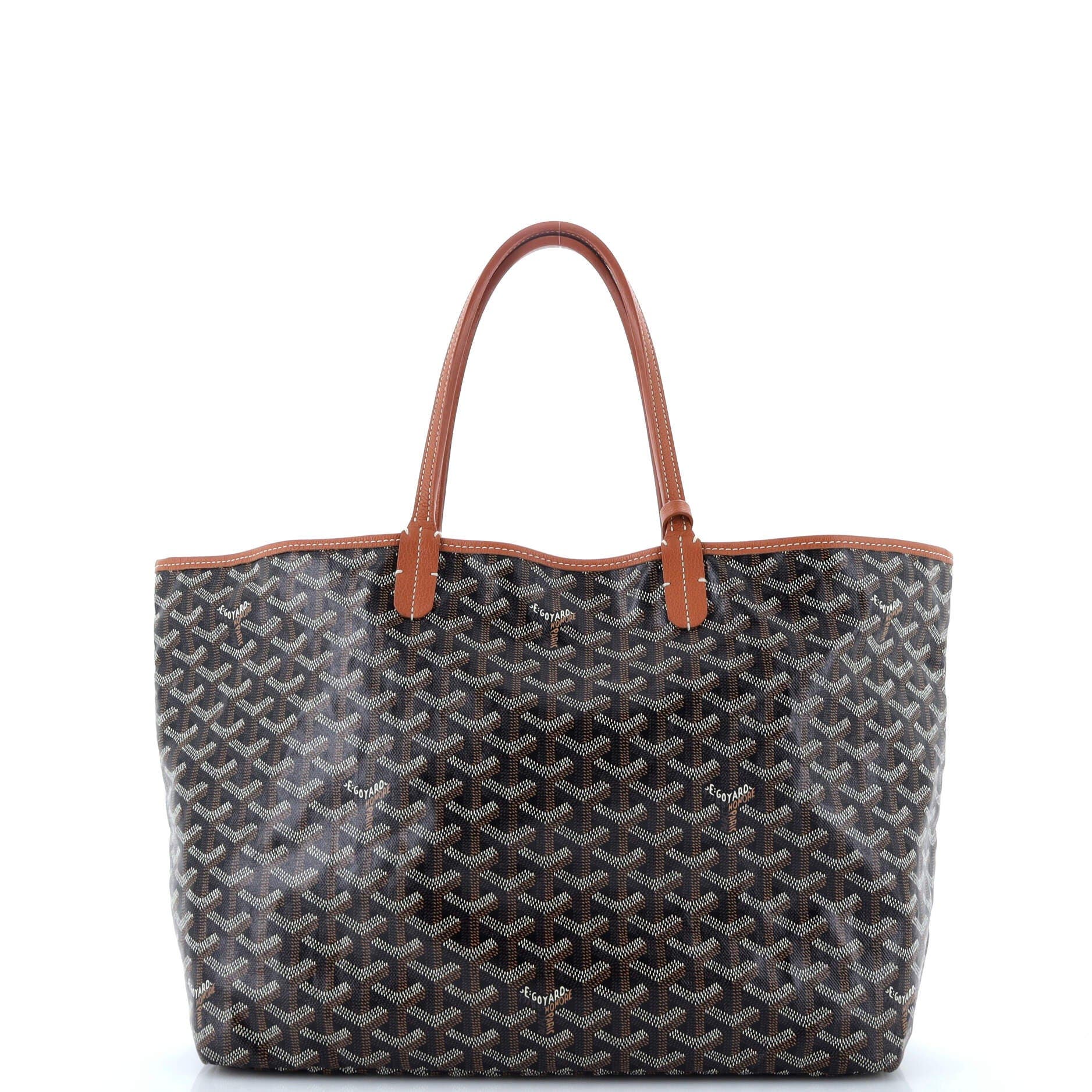 Pre-Owned Goyard Saint Louis Tote Printed Coated Canvas PM, Alternate, color, 