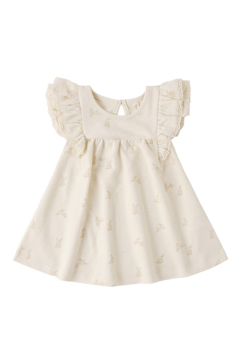 Kids' Flutter Sleeve Dress & Bloomers Set, Alternate, color, NATURAL