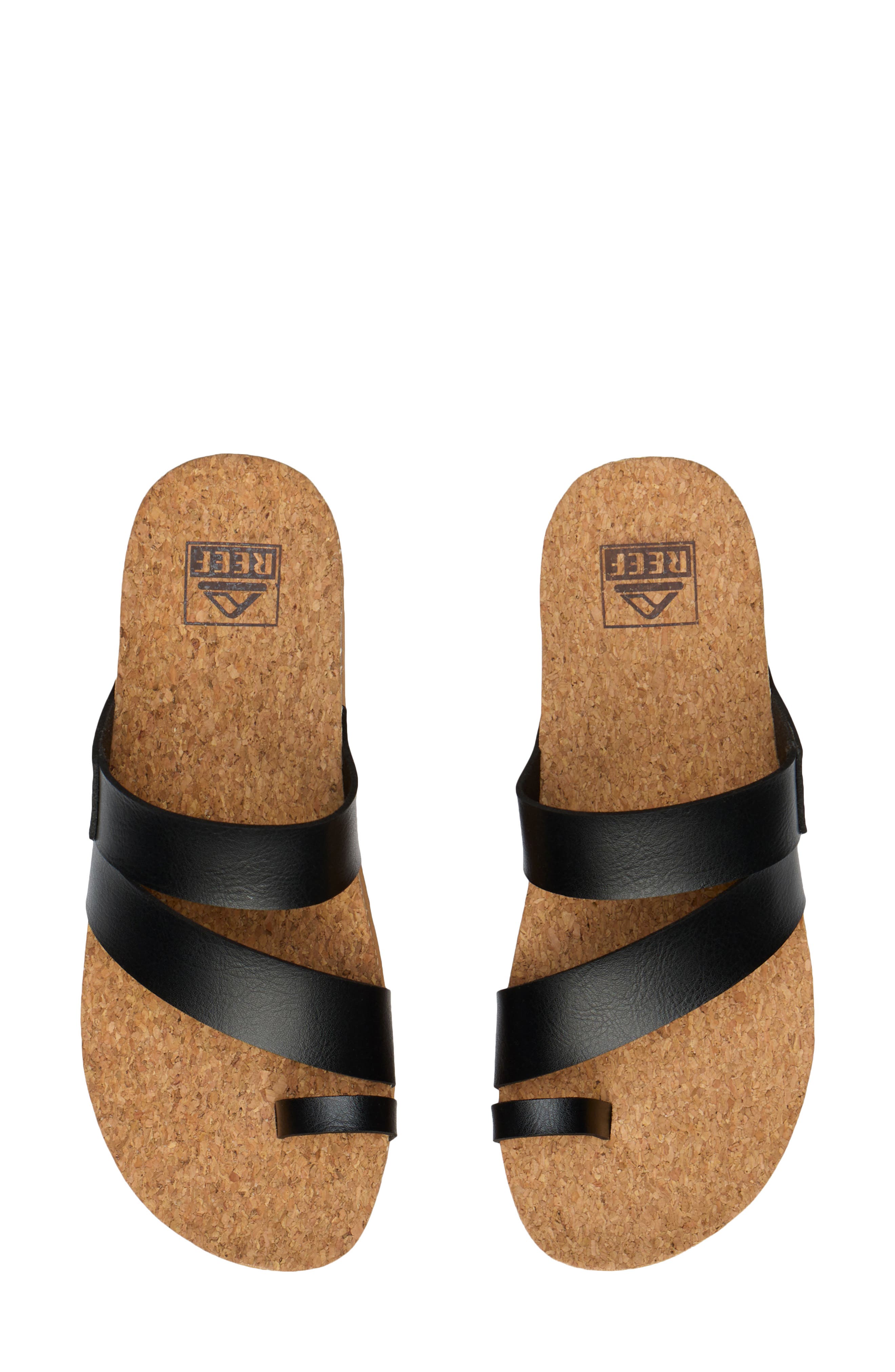 Reef Vista Laya Platform Sandal, Alternate, color, Black