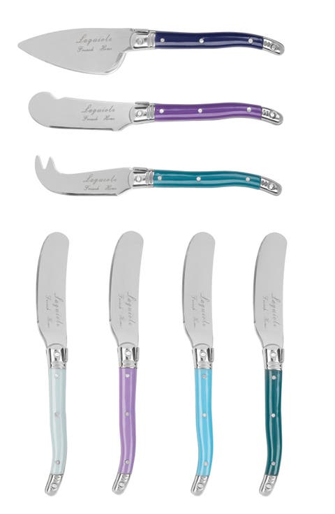 7-Piece Laguiole Cheese Knives Set