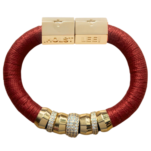 Holst + Lee Holst+lee Luxe Colorblock Bracelet In Red