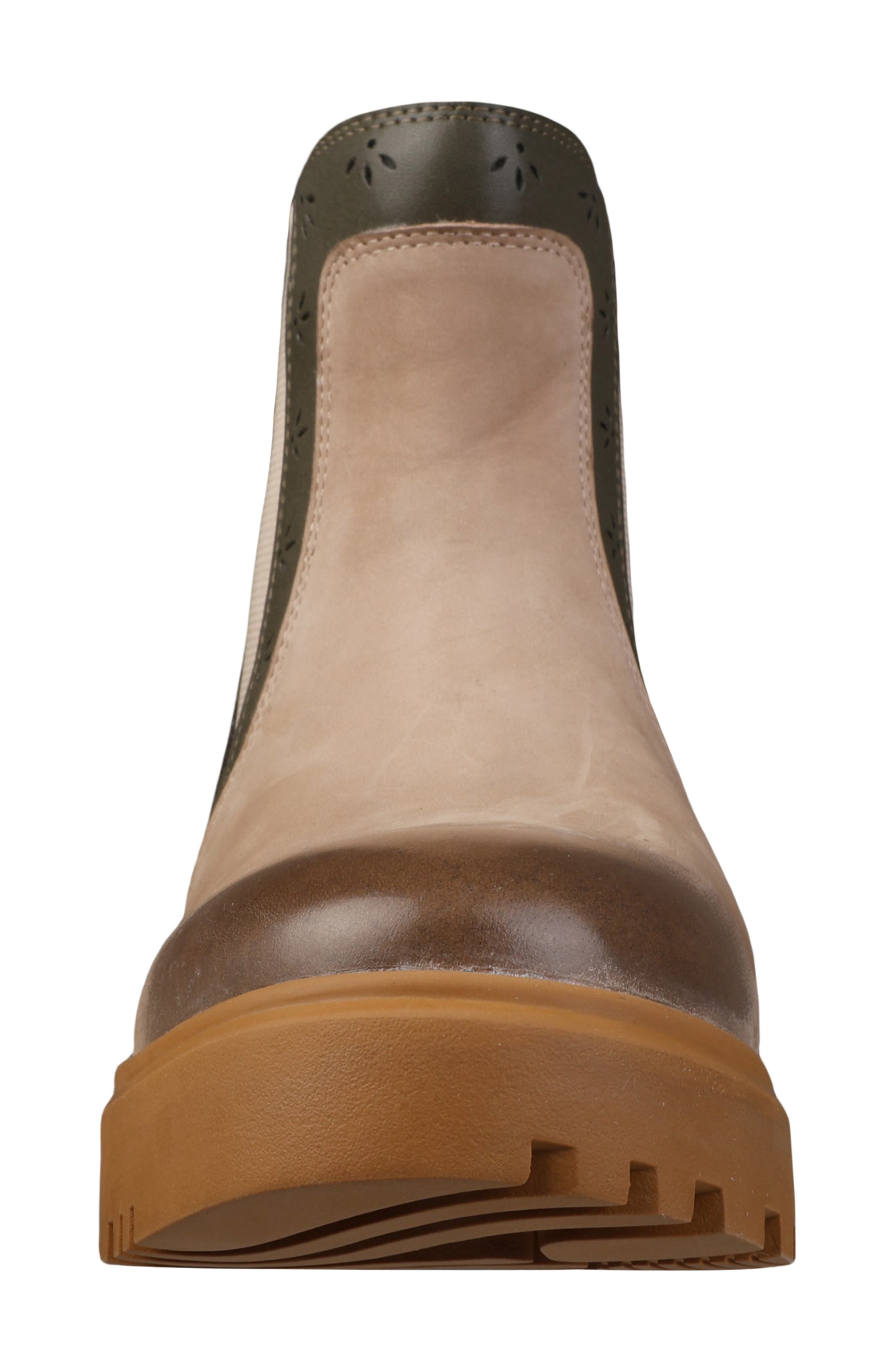 Mykos Water Resistant Chelsea Boot, Alternate, color, Taupe