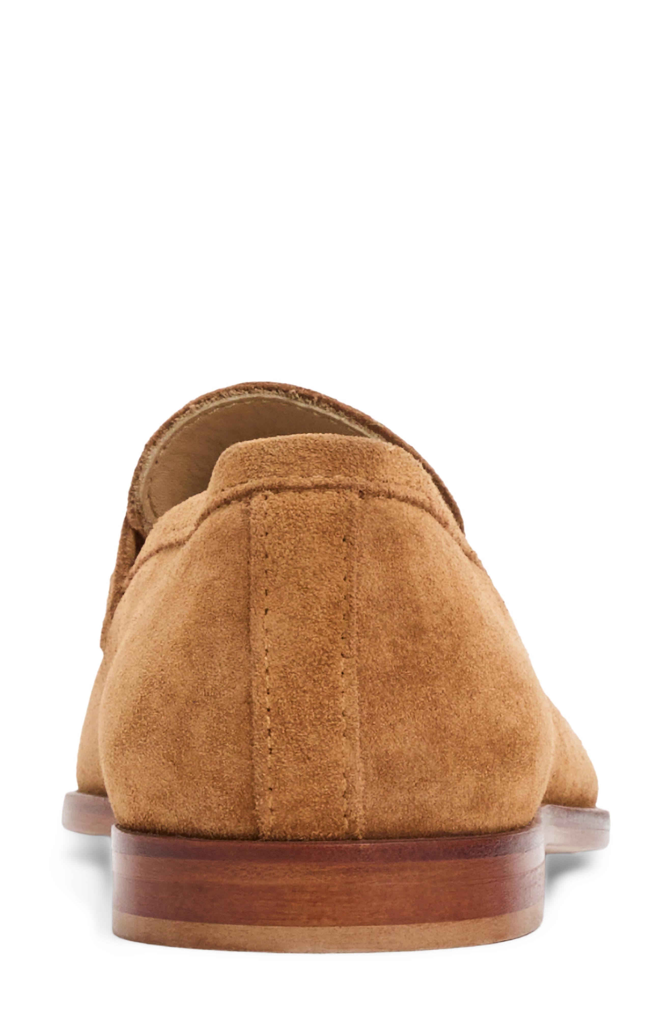 Bruno Magli Lixia Penny Loafer, Alternate, color, Cognac Suede