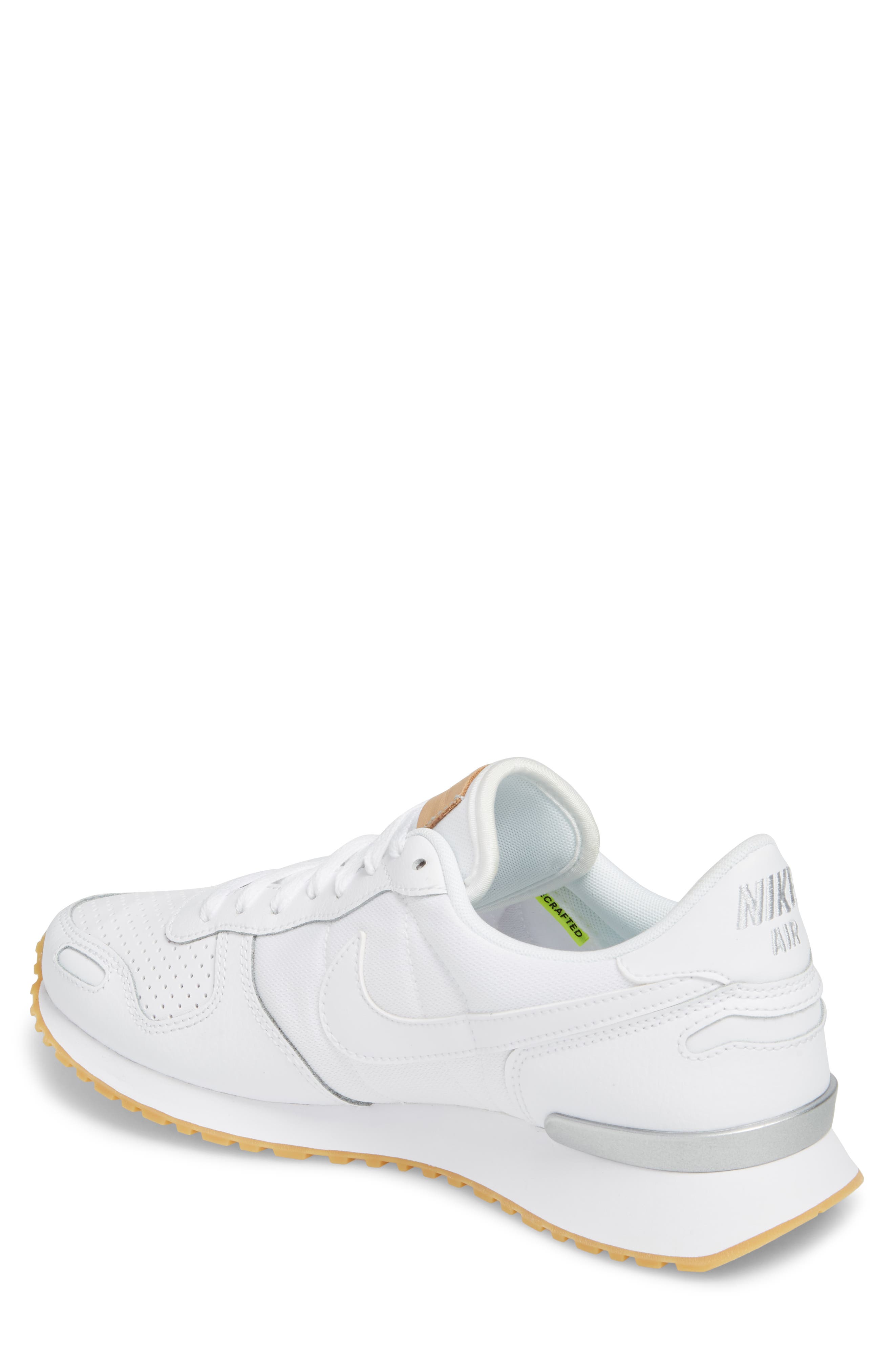Air Vortex Sneaker, Alternate, color, WHITE/ PLATINUM/ YELLOW