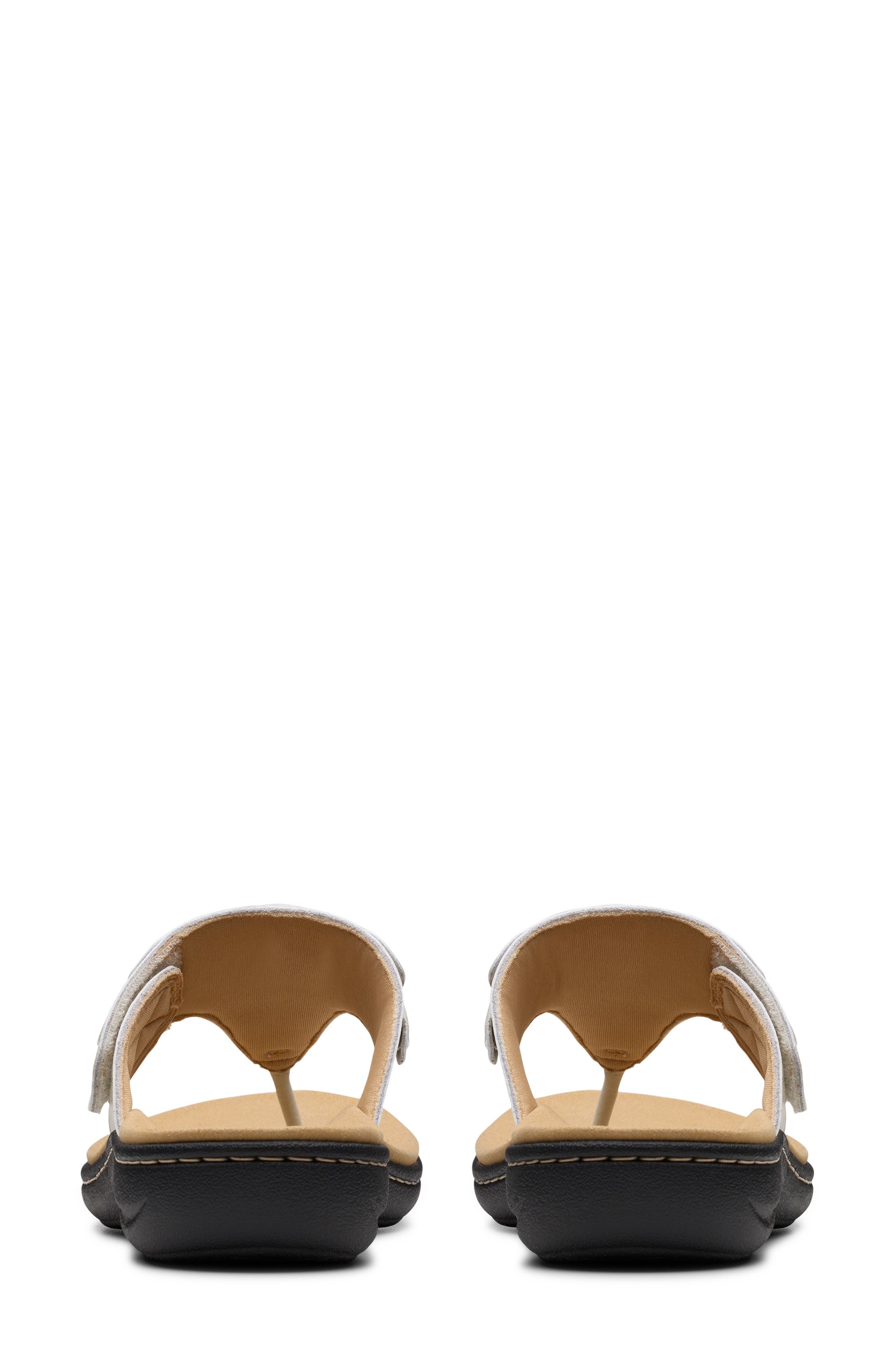 Clarks<sup>®</sup> Laurieann Palm Sandal, Alternate, color, Off White Leather