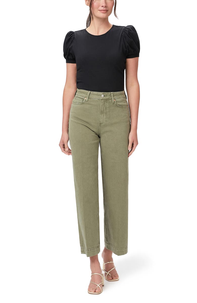 PAIGE Matcha Puff Sleeve T-Shirt, Alternate, color, 