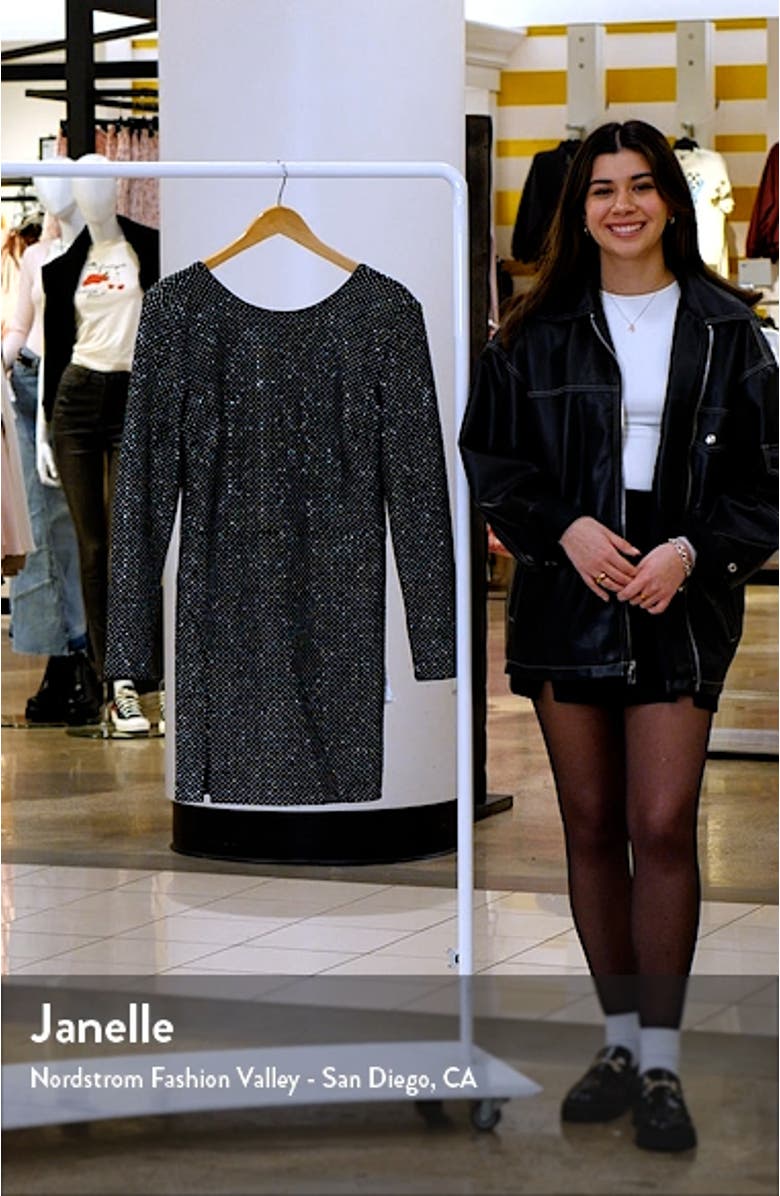 Nathalia Long Sleeve Minidress, sales video thumbnail