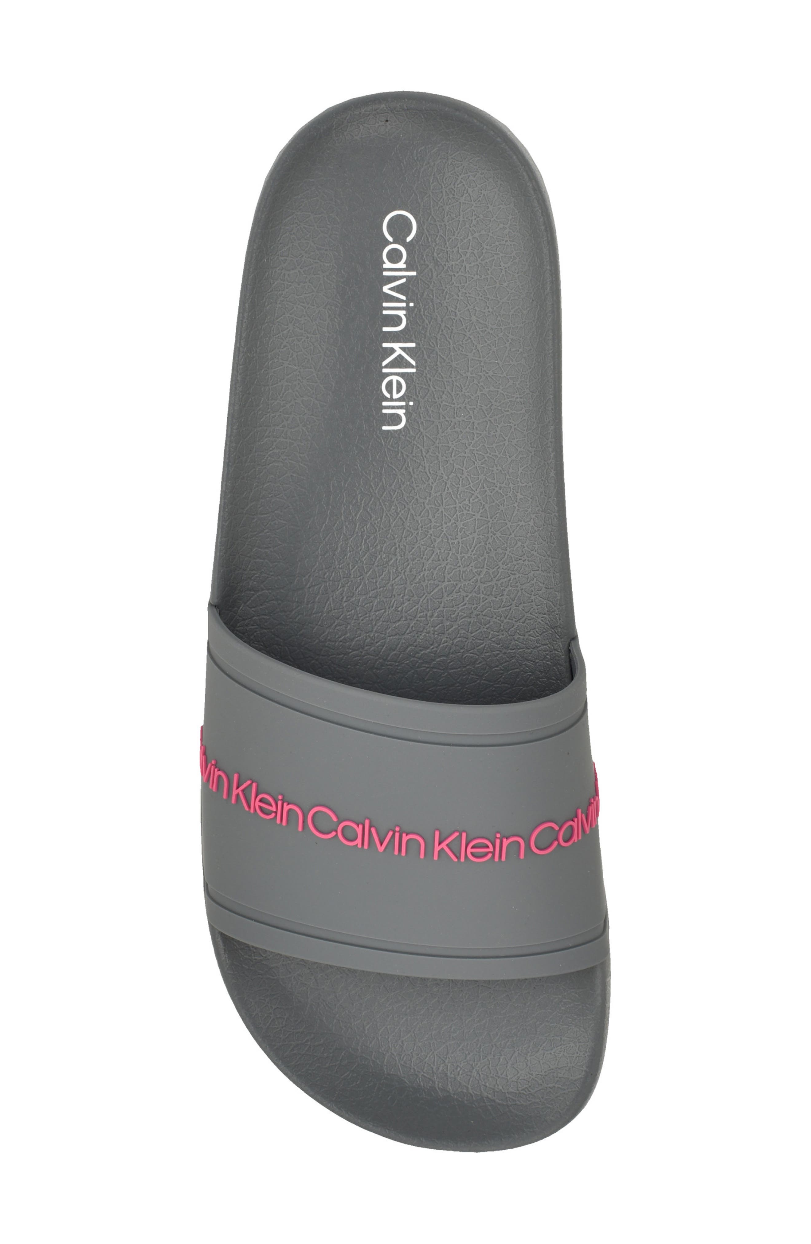 Anyka Slide Sandal, Alternate, color, DARK GREY