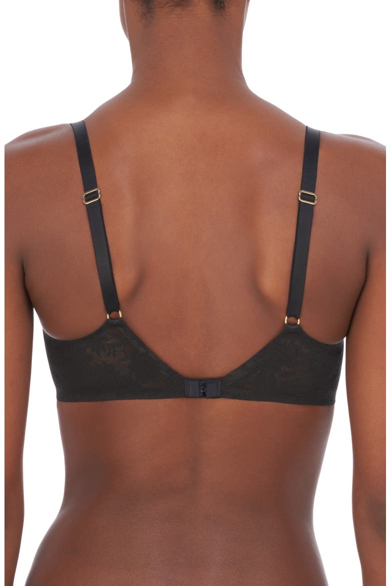 Levitate Underwire Unlined Bra, Alternate, color, BLACK