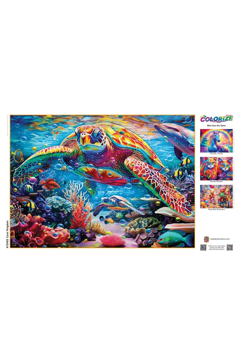 Coral Kingdom 1000 Piece Jigsaw Puzzle, Alternate, color, Multicolor