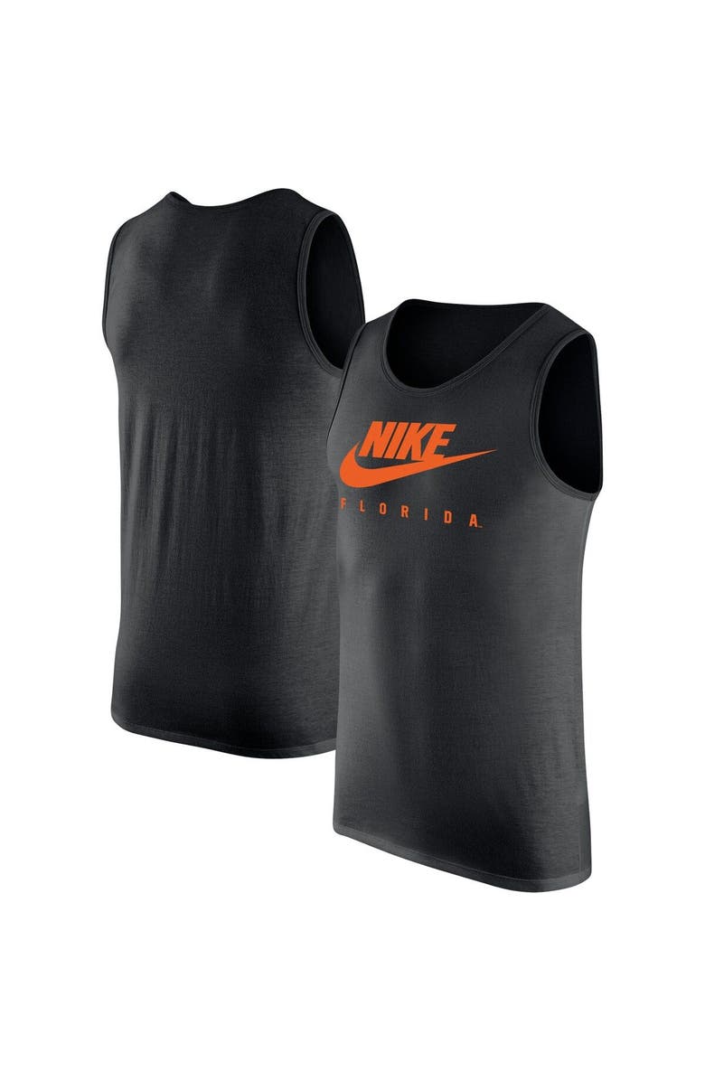 Nike Men's Nike Black Florida Gators Futura Performance Scoop Neck Tank Top, Main, color, 