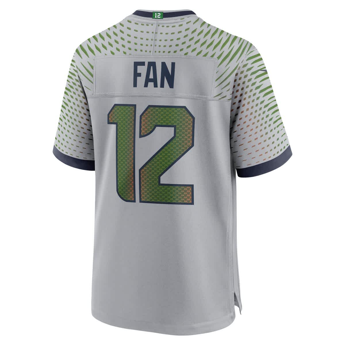 Men's Nike 12s Wolf Gray Seattle Seahawks 2025 Rivalries