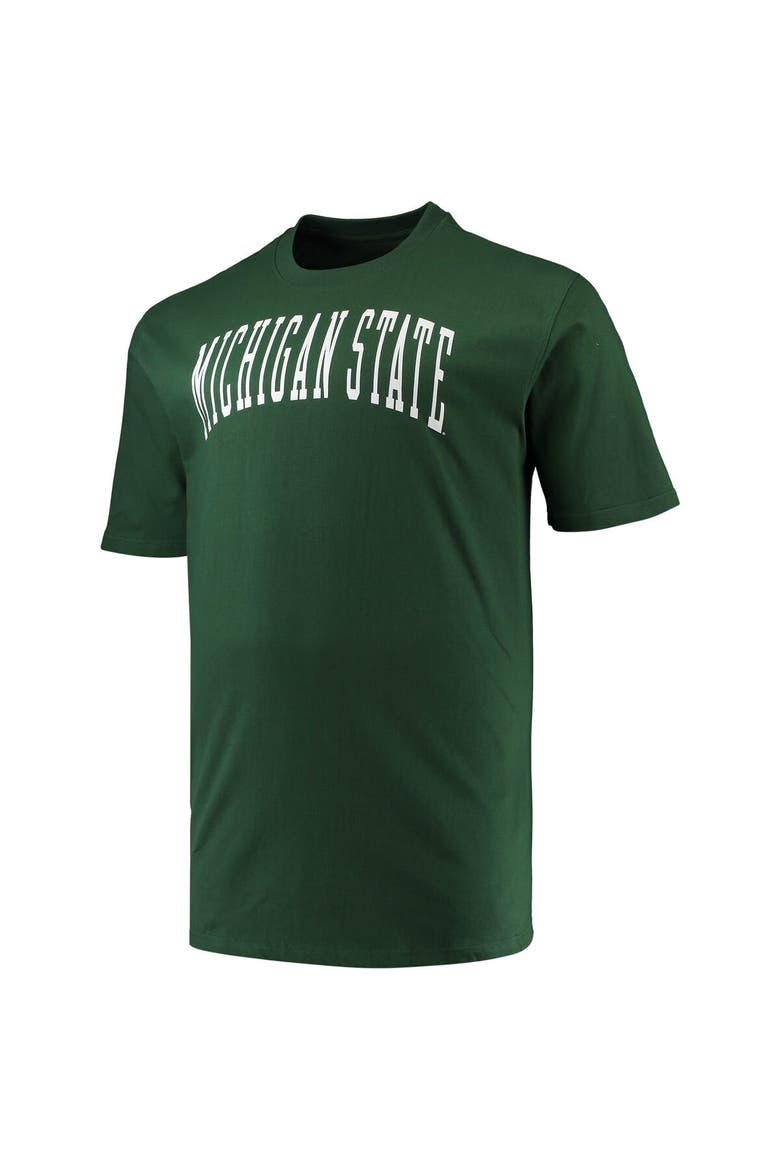 Men's Champion Green Michigan State Spartans Big & Tall Arch Team Logo T-Shirt, Alternate, color, Green