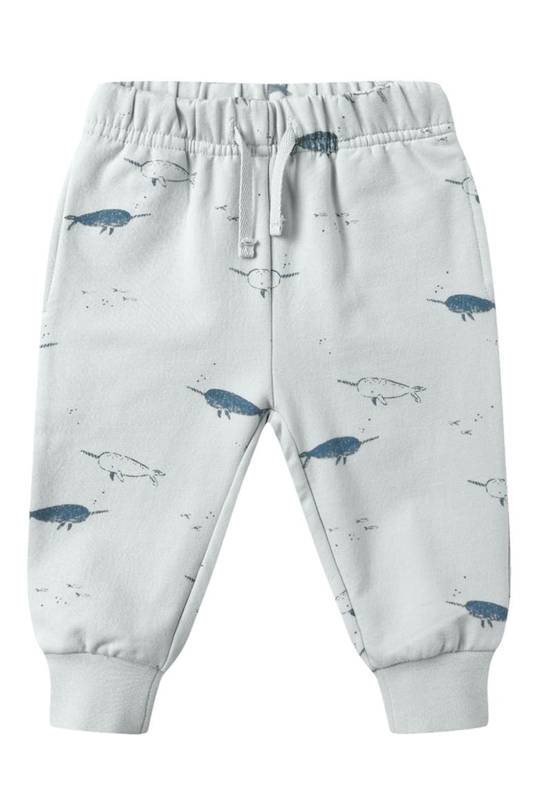 Narwahl Print Joggers, Main, color, BLUE