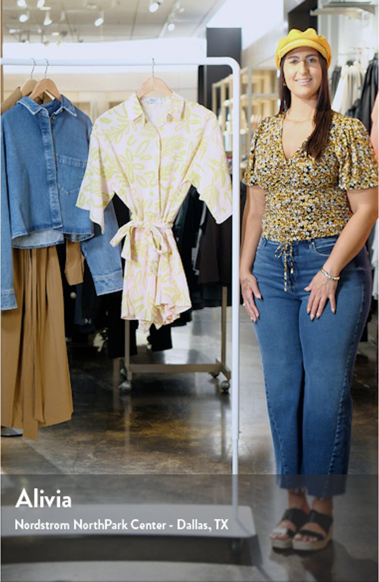 Dolce Tie Waist Cotton Romper, sales video thumbnail