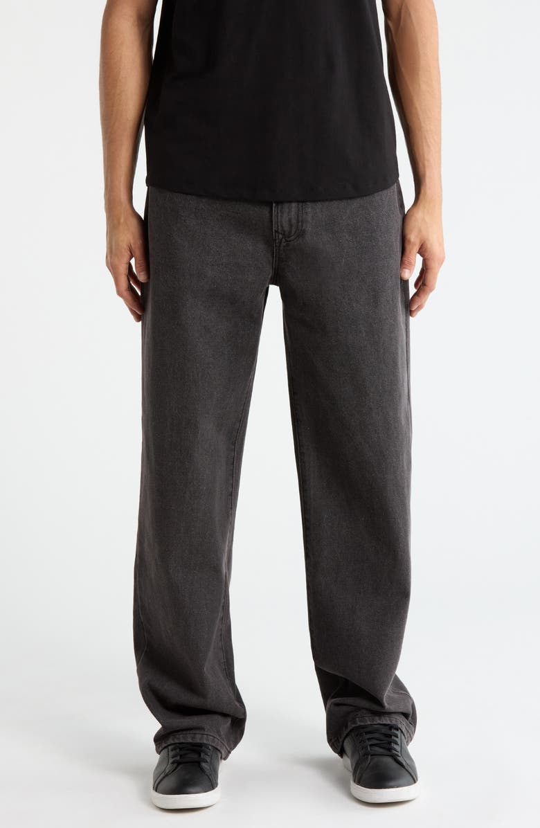 SANTO STUDIO Medici Wide Leg Jeans, Main, color, Black