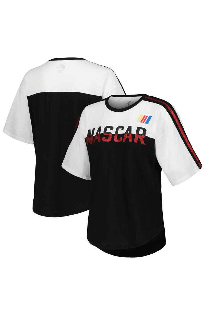 G-III 4HER BY CARL BANKS Women's G-III 4Her by Carl Banks Black NASCAR Champion T-Shirt, Alternate, color,