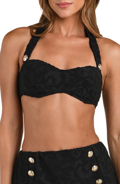 Sally Ornate Terry Underwire Bikini Top
