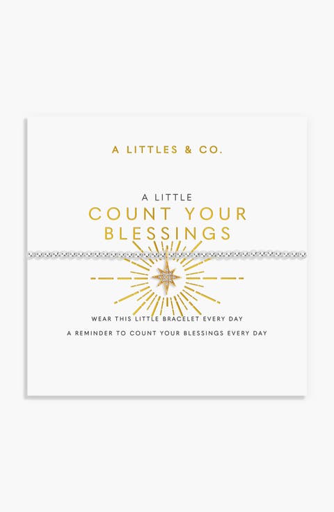 A Little Count Your Blessings - 17.5Cm Stretch Bracelet