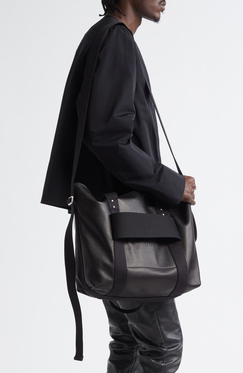 Rick Owens Trolley Leather Tote, Alternate, color,